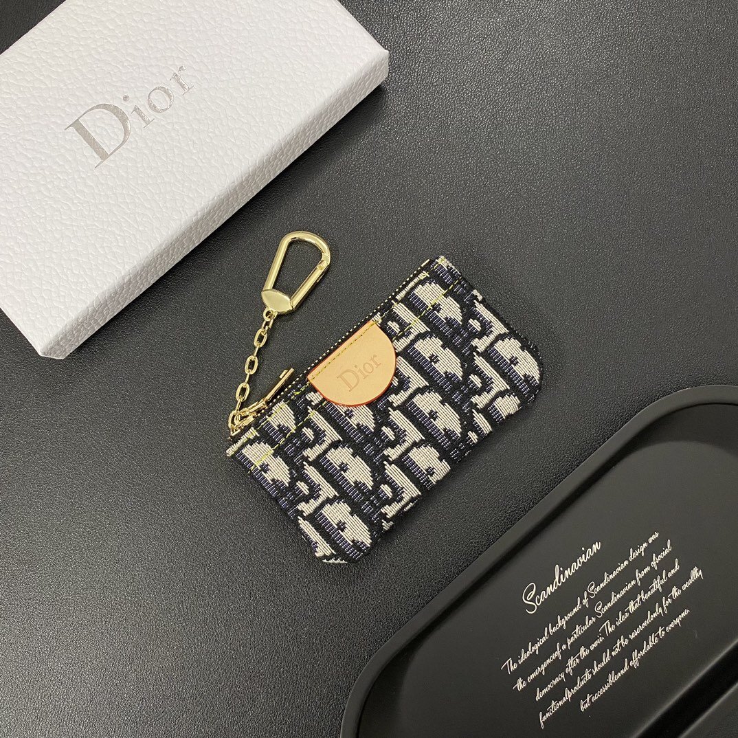 Dior card wallet